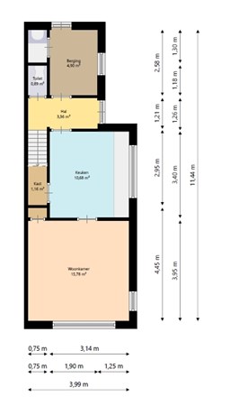 Floorplan - Slingerweg 53, 1777 AG Hippolytushoef